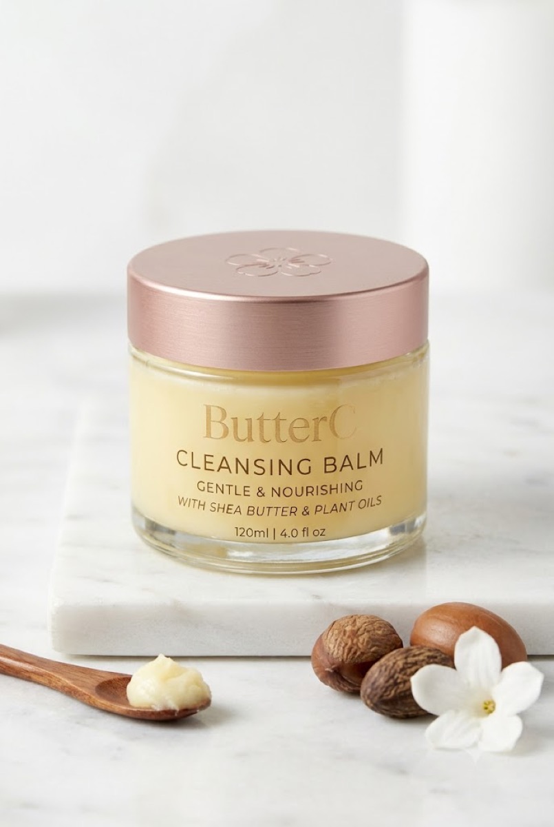 Sáp tẩy trang Butter-C, hũ 120ml nền bơ hạt mỡ và dầu thực vật