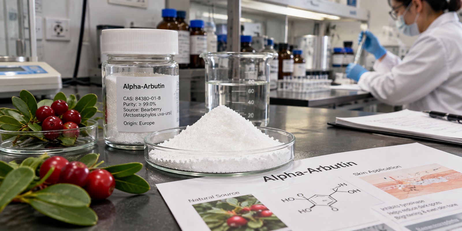 Alpha-arbutin trong mỹ phẩm: cơ chế, nồng độ và an toàn